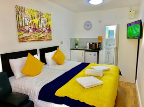 London Studio Apartments, Private Bathroom, Kitchenette, Parking, NP2
